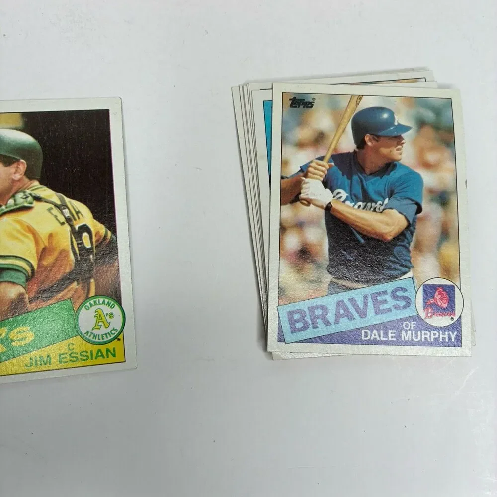 1985 Topps Baseball Complete Set (#1-792): McGwire, Clemens, Puckett RCs